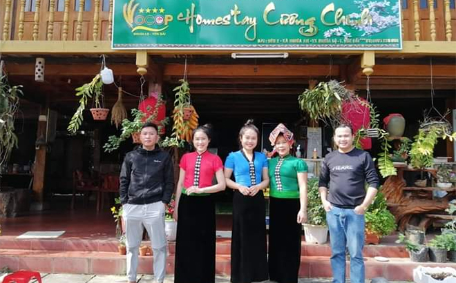 The Cuong Chinh community-based tourism model in Deu 2 hamlet of Nghia An commune has met the criteria for a four-star OCOP product.